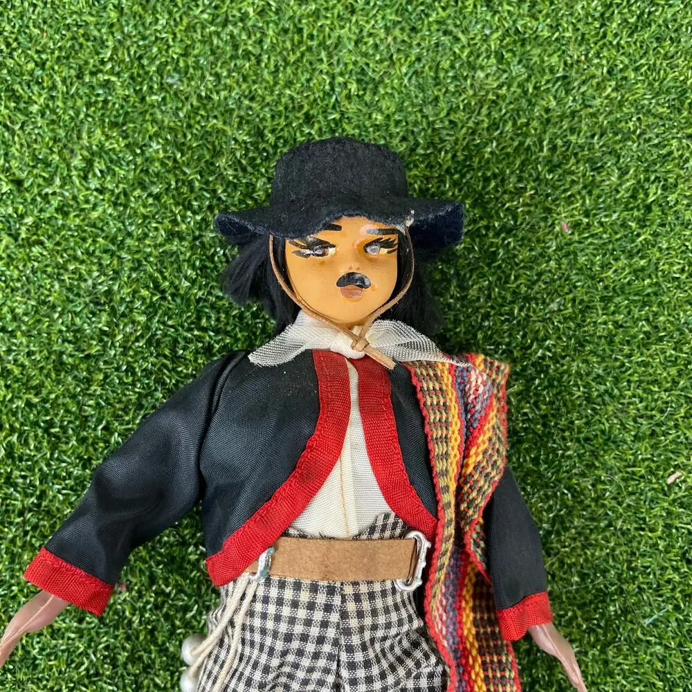 Vintage Argentina Gaucho Doll 10